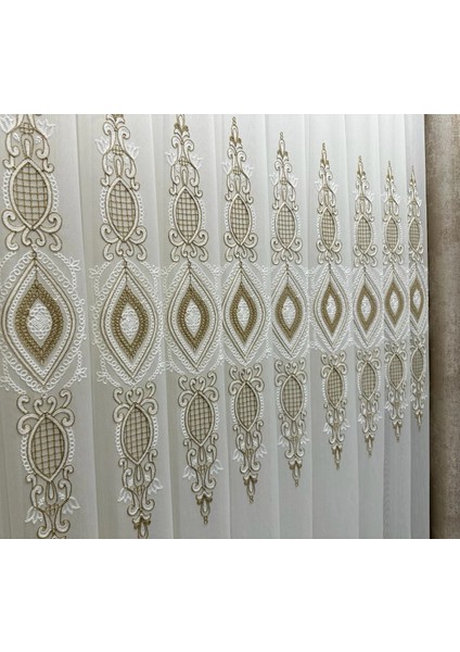 Nivemeshome Damla 1631 1/3 Sık Pileli Tül Perde Apm indirimleri