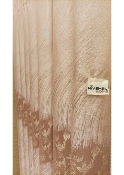 Margaret Pudra 1/3 Sık Pile Fon Perde Apm