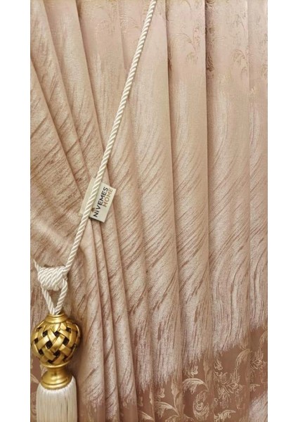 Margaret Pudra 1/3 Sık Pile Fon Perde Apm modelleri