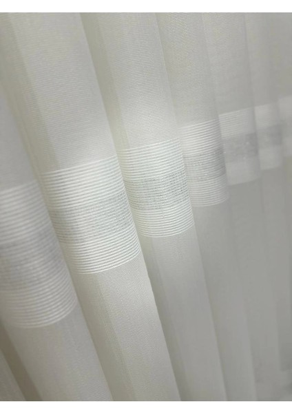 Nivemeshome Hercai HY019 Gümüş 1/3 Sık Pileli Tül Perde Apm modelleri