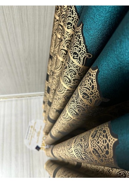 Nivemeshome Gönen Zümrüt Yeşili 671539 V-901 1/3 Sık Pileli Fon Perde Apm modelleri