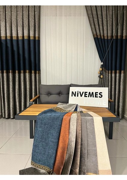 Nivemeshome Salda V-911 1/3 Sık Pile Fon Perde Apm