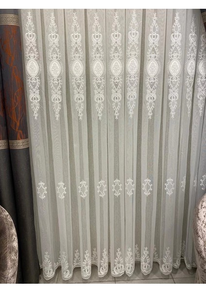 Nivemeshome Hayal Nakışlı 1/3 Sık Pile Tül Perde Apm fırsatları