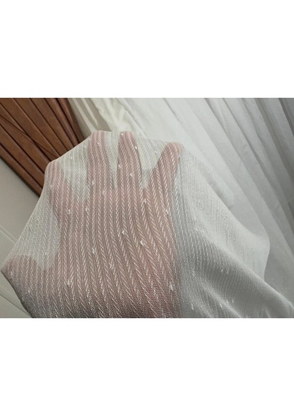 Nivemeshome Mızraklı FIR0914 AR03102 1/3 Sık Pileli Beyaz Tül Perde Apm modelleri