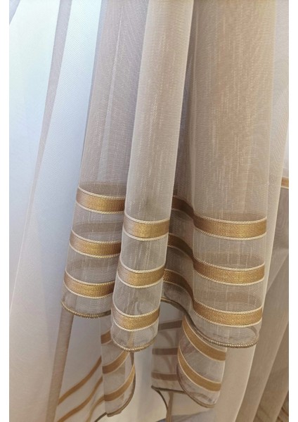 Eftelya Cappicino 1/3 Sık Pileli Tül Perde Apm modelleri