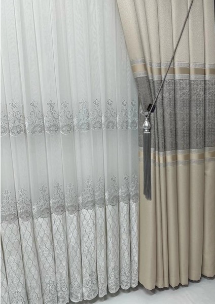 Nivemeshome Destina 1/3 Sık Pileli Tül Perde Apm modelleri