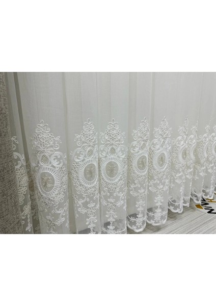 Nivemeshome Deren 2846 1/3 Sık Pileli Tül Perde Apm indirimleri