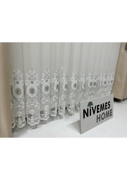 Nivemeshome Libra 1/3 Sık Pileli Tül Perde Apm indirimleri