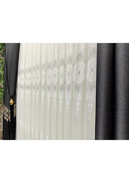 Nivemeshome Foldet 2811 1/3 Sık Pileli Tül Perde Apm fiyatları