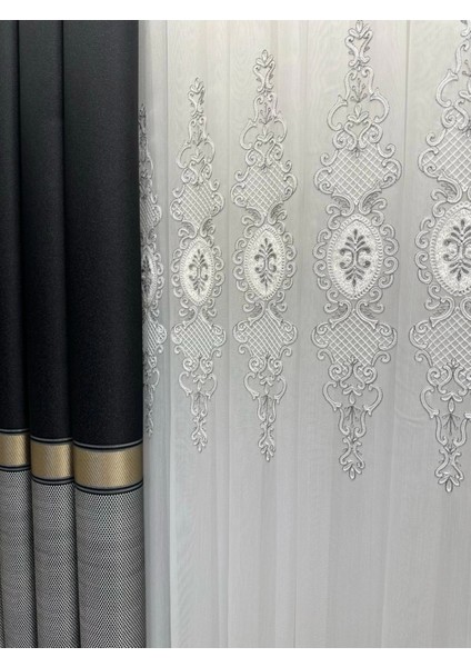 Nivemeshome Hilal 1/3 Sık Pileli Tül Perde Apm fiyatları