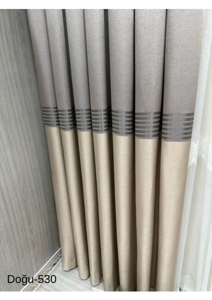 Nivemeshome Doğu Vizon FT671536 V-530 1/3 Sık Pileli Fon Perde Apm indirimleri