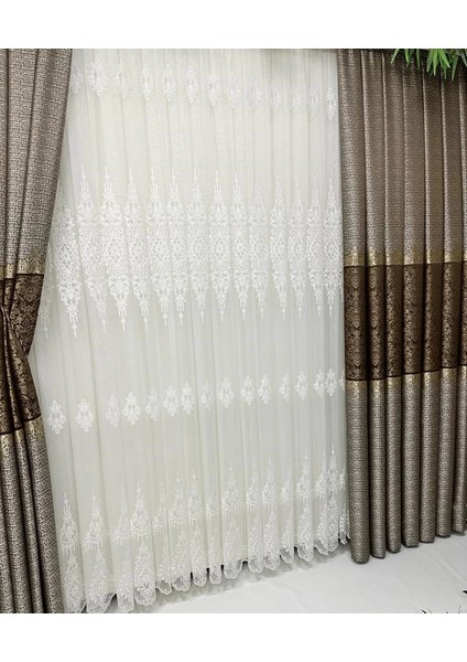 Nivemeshome Lina 1/3 Sık Pileli Tül Perde Apm