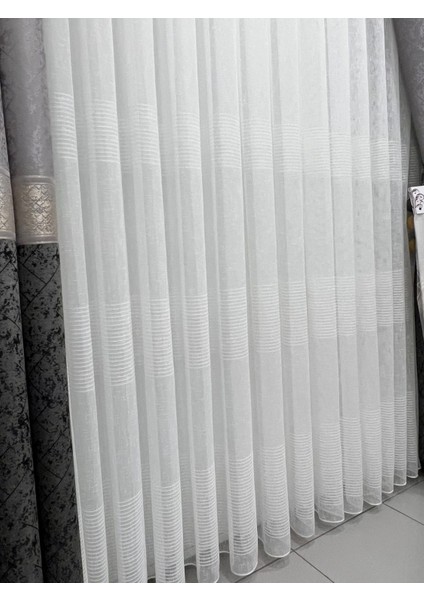 Nivemeshome Bige Keten HY016 1/3 Sık Pileli Tül Perde Apm modelleri