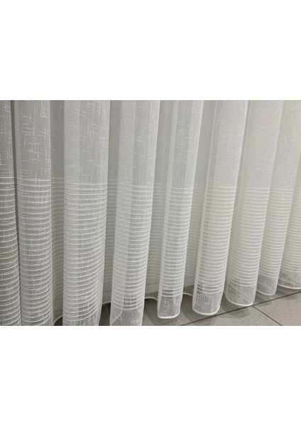 Nivemeshome Bige Keten HY016 1/3 Sık Pileli Tül Perde Apm indirimleri