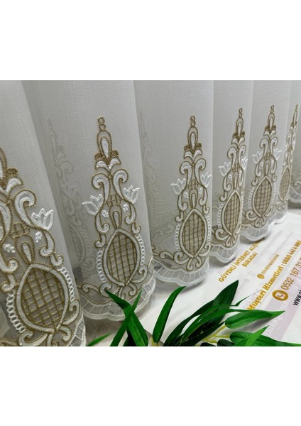 Nivemeshome Damla 1631 1/3 Sık Pileli Tül Perde Apm fırsatları