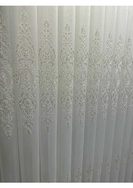 Nivemeshome Karel Gold Detaylı 4529 1/3 Sık Pileli Tül Perde Apm fiyatları