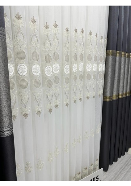 Nivemeshome Artemis 1/3 Sık Pileli Tül Perde Apm