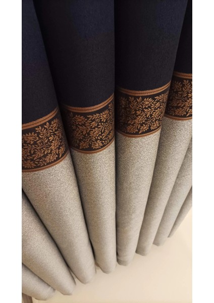 Nivemeshome Meta Gri/bronz 1/3 Sık Pile Fon Perde Apm indirimleri