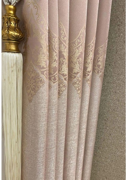 Mandevilla Pembe FJ612861 1/3 Sık Pile Fon Perde Apm modelleri