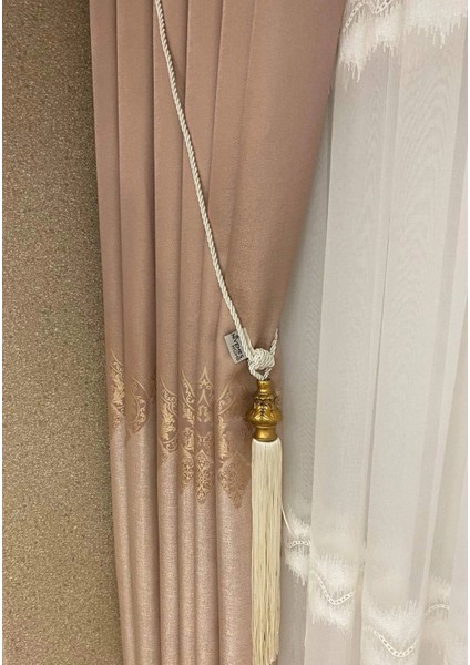 Mandevilla Pembe FJ612861 1/3 Sık Pile Fon Perde Apm fırsatları