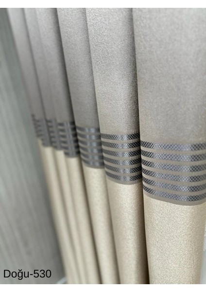 Nivemeshome Doğu Vizon FT671536 V-530 1/3 Sık Pileli Fon Perde Apm fiyatları