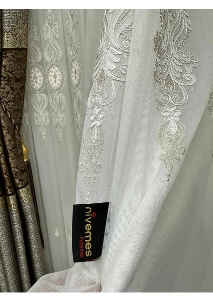 Nivemeshome Vual 5050 V-1 Tül Perde 1/3 Sık Pileli Tül Perde Apm fırsatları