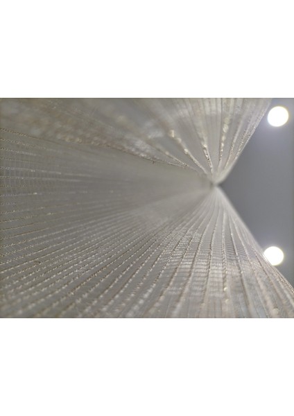 Nivemeshome Valda Kare Desenli 1/3 Sık Pile Tül Perde Apm modelleri