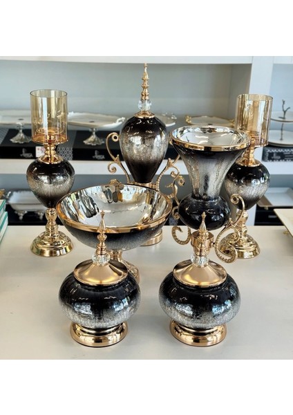 7 Parça Gold Konsol Seti