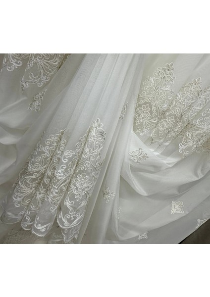 Nivemeshome Begonvil Keten 2772 1/3 Sık Pileli Tül Perde Apm indirimleri