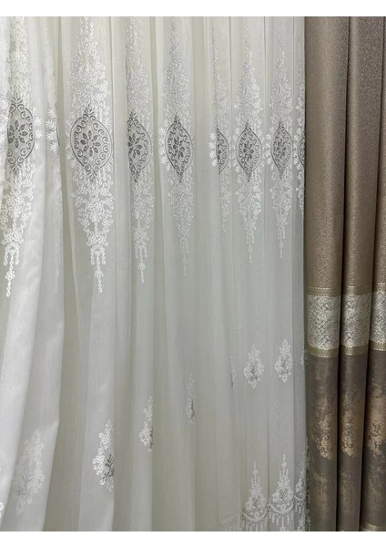 Nivemeshome Lines 1/3 Sık Pileli Tül Perde fırsatları