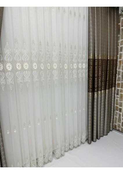 Nivemeshome Vual 5050 V-1 Tül Perde 1/3 Sık Pileli Tül Perde Apm fiyatları