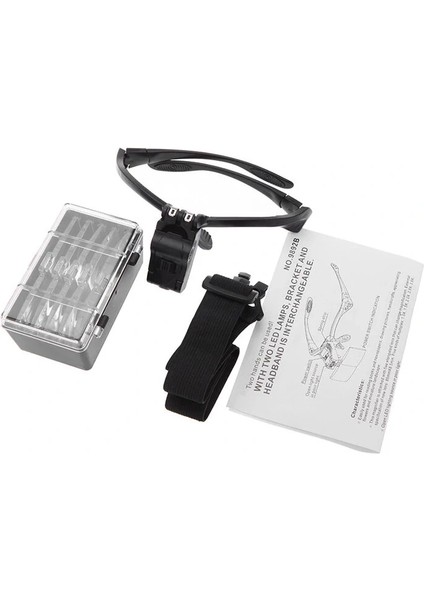 Işıklı Gözlük Büyüteç 5 Farklı Lens 9892B indirimleri