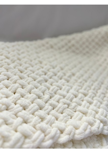 Puffy Krem Bebek Battaniyesi Yumuşak Dokulu fırsatları