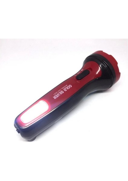 Gold Sılver GS-4531 3 Watt+1 Watt Cob Led'li Şarjlı El Feneri fiyatları