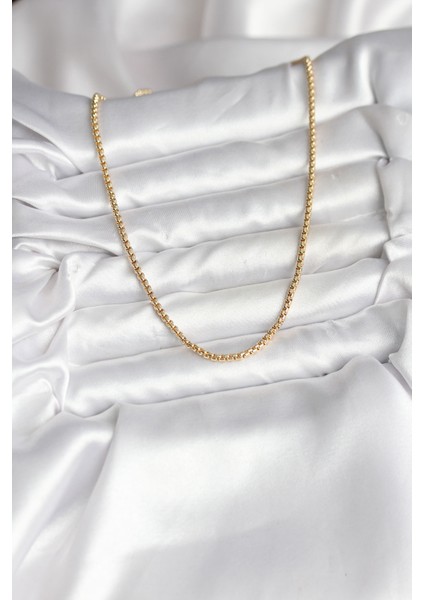 14K Gold Renk Kaplama Zincir Model cm Kadın Kolye fiyatları