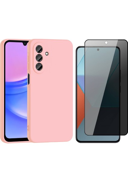 Samsung Galaxy A17 Kılıf Zore Mara Lansman Kapak + Hayalet Ekran Koruyucu