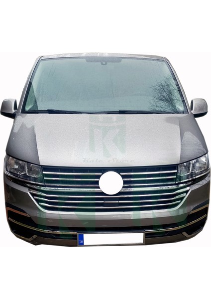Volkswagen T6.1 Transporter Uyumlu Ön Panjur Alt Çıtası Krom 3 Parça 2020 - 2023 Arası Modeller İçin modelleri