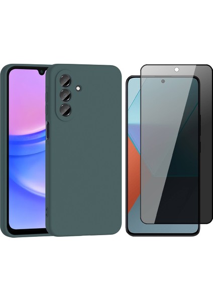 Samsung Galaxy A17 Kılıf Zore Mara Lansman Kapak + Hayalet Ekran Koruyucu