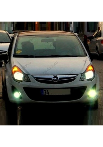 Fardoktoru Opel Corsa D Turuncu Gündüz Farı Ampulü Flsher T20 W21 5W