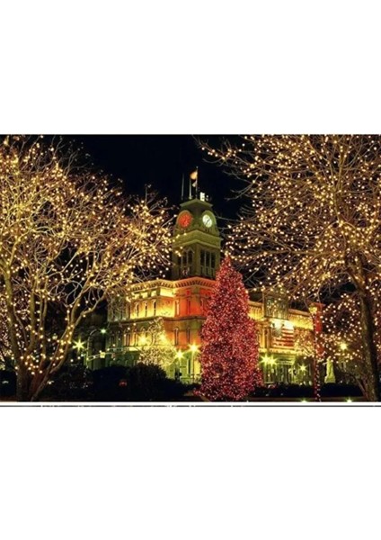 Solar 120 Ledli 10 Metre Gün Işığı Bahçe Aydınlatma Dekorasyon Güneş Enerjili LED Sarı Işık modelleri