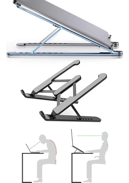 Dik Duruş Laptop Tablet Stand Yükseklik Ayarlı Plastik fiyatları