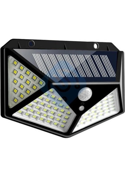 100 LED Dış Mekan Solar Aydınlatma Fotoselli Solar Lamba Hareket Sensörlü
