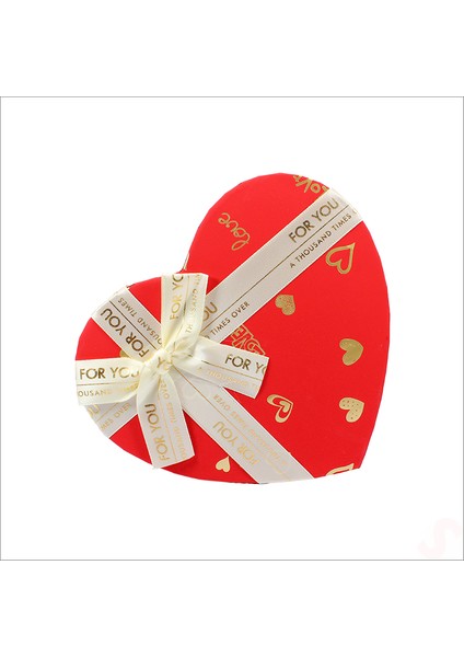 Kalp Kutu Fiyonklu Love Model 18,5X17X7,5CM - Orta Boy