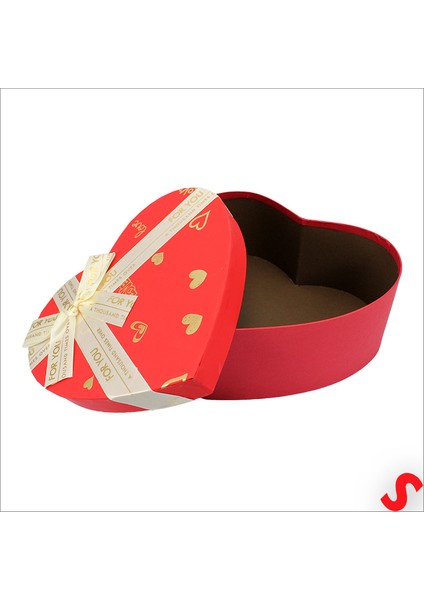 Kalp Kutu Fiyonklu Love Model 18,5X17X7,5CM - Orta Boy modelleri