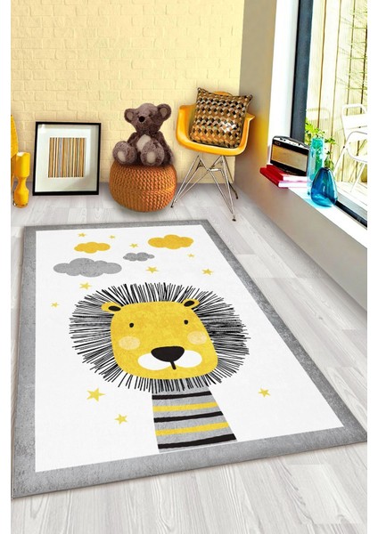 Aslanlı Çocuk Halısı
