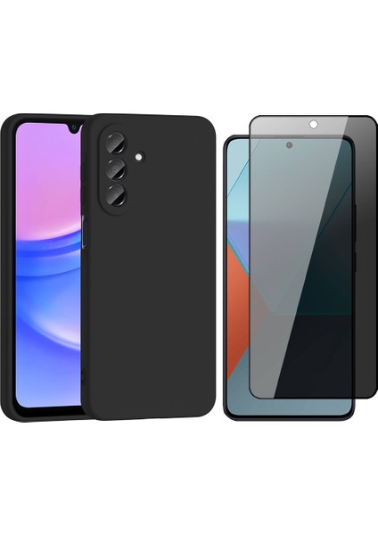 Samsung Galaxy A17 Kılıf Zore Mara Lansman Kapak + Hayalet Ekran Koruyucu