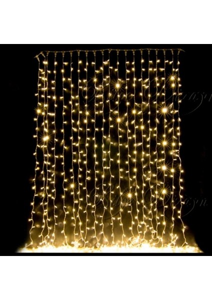 3*3 Perde LED Sarı Işık