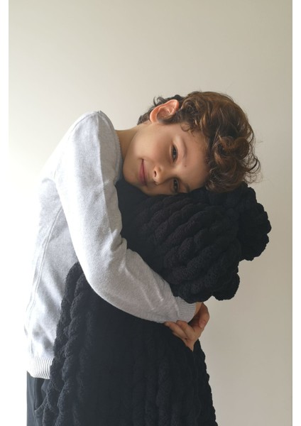 El Örgüsü Koltuk Şalı - Tv Battaniyesi (100X180CM)