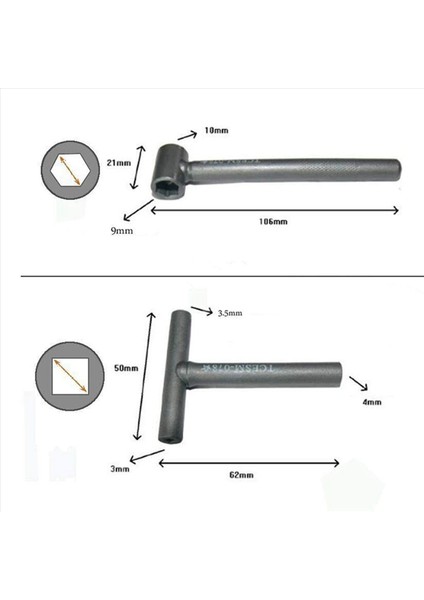 6 Pcs Motor Valf Vidası Ayarlama Spanner Alet Valf Boşluğu Ayar Araçları + Feeler Gauge 0 005 - 0 020 Inç (Yurt Dışından) modelleri