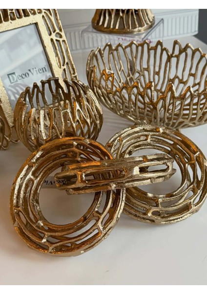 7 Parça Pirinç Eskitme Gold Salon Seti fiyatları